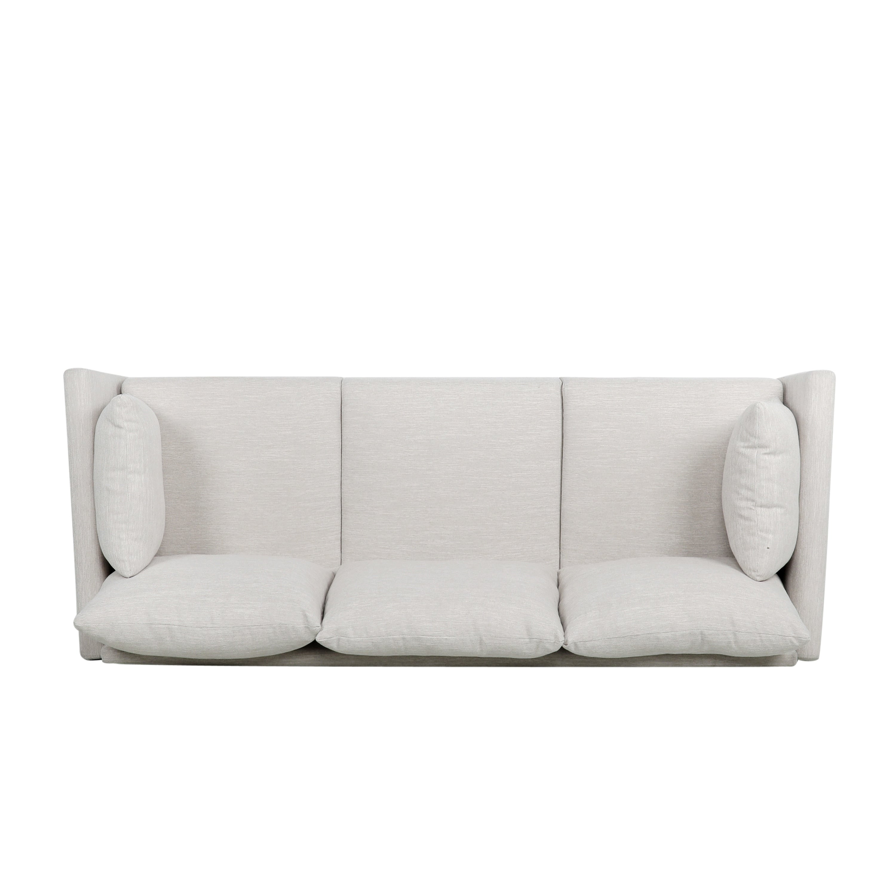3-seater Sofa with Birchwood Legs and Pillows