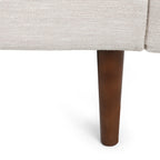 3-seater Sofa with Birchwood Legs and Pillows