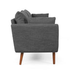3-seater Sofa with Birchwood Legs and Pillows