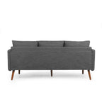 3-seater Sofa with Birchwood Legs and Pillows