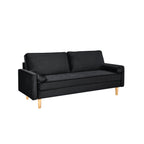 3-seater Sofa with Cotton Cushion