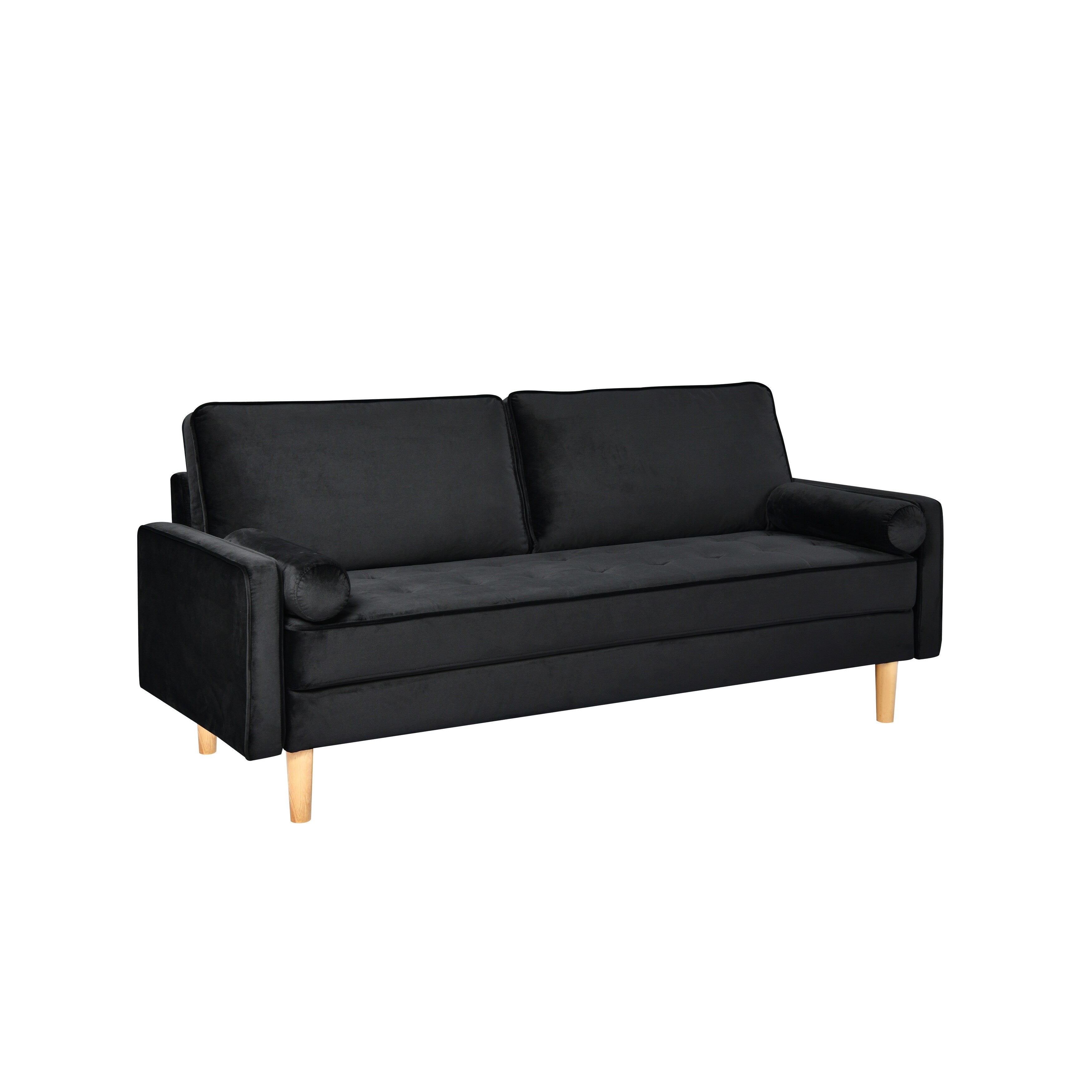 3-seater Sofa with Cotton Cushion