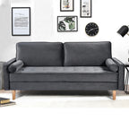 3-seater Sofa with Cotton Cushion