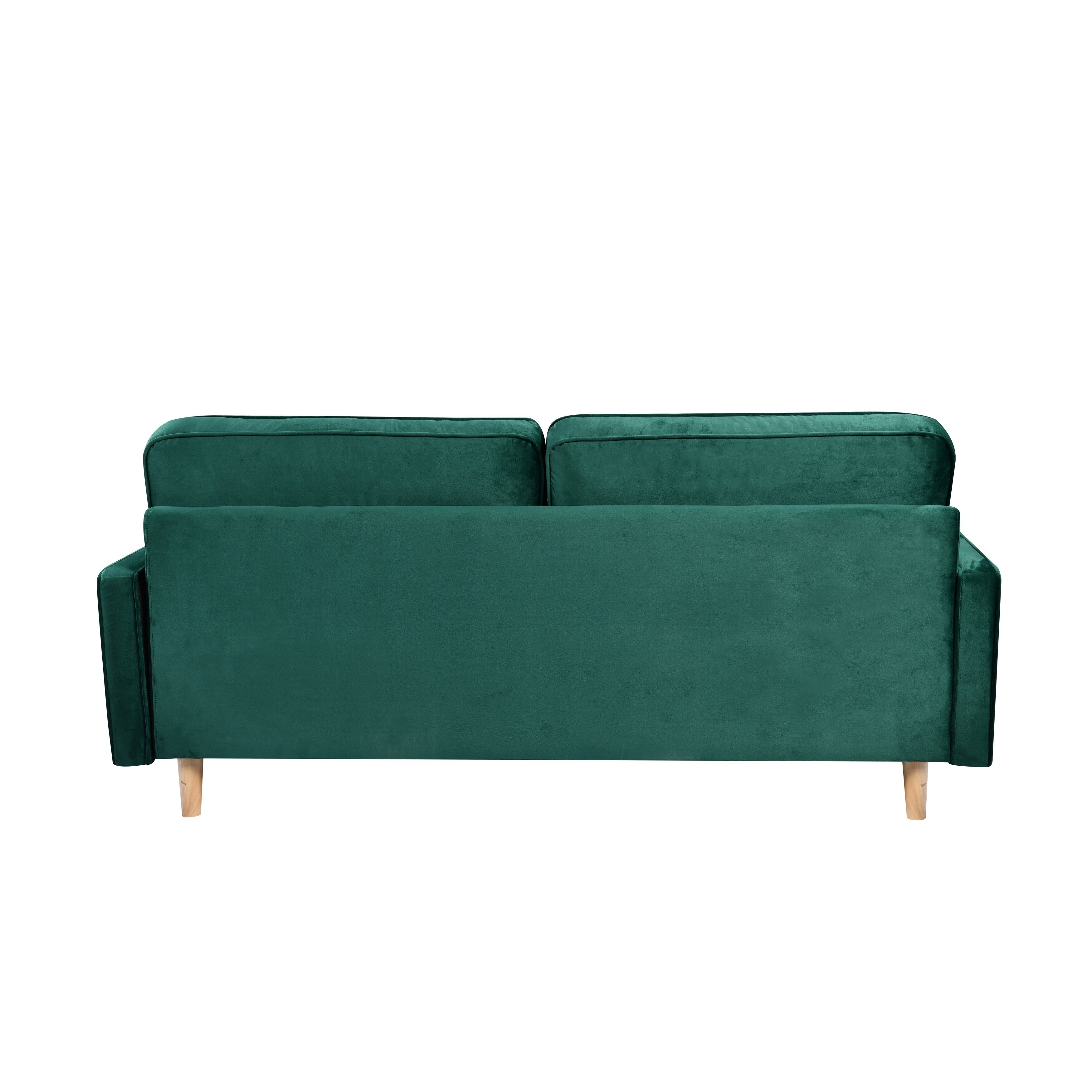 3-seater Sofa with Cotton Cushion