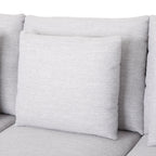 3-seater Sofa with Wood Legs and Matching Pillows