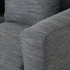 3-seater Sofa with Wood Legs and Matching Pillows