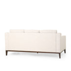 3-seater Sofa with Wood Legs and Matching Pillows