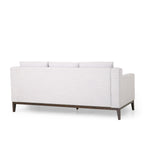 3-seater Sofa with Wood Legs and Matching Pillows