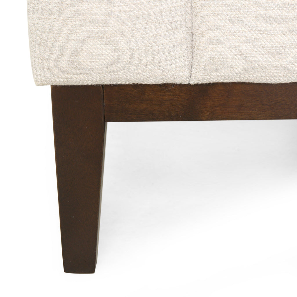 3-seater Sofa with Wood Legs and Matching Pillows