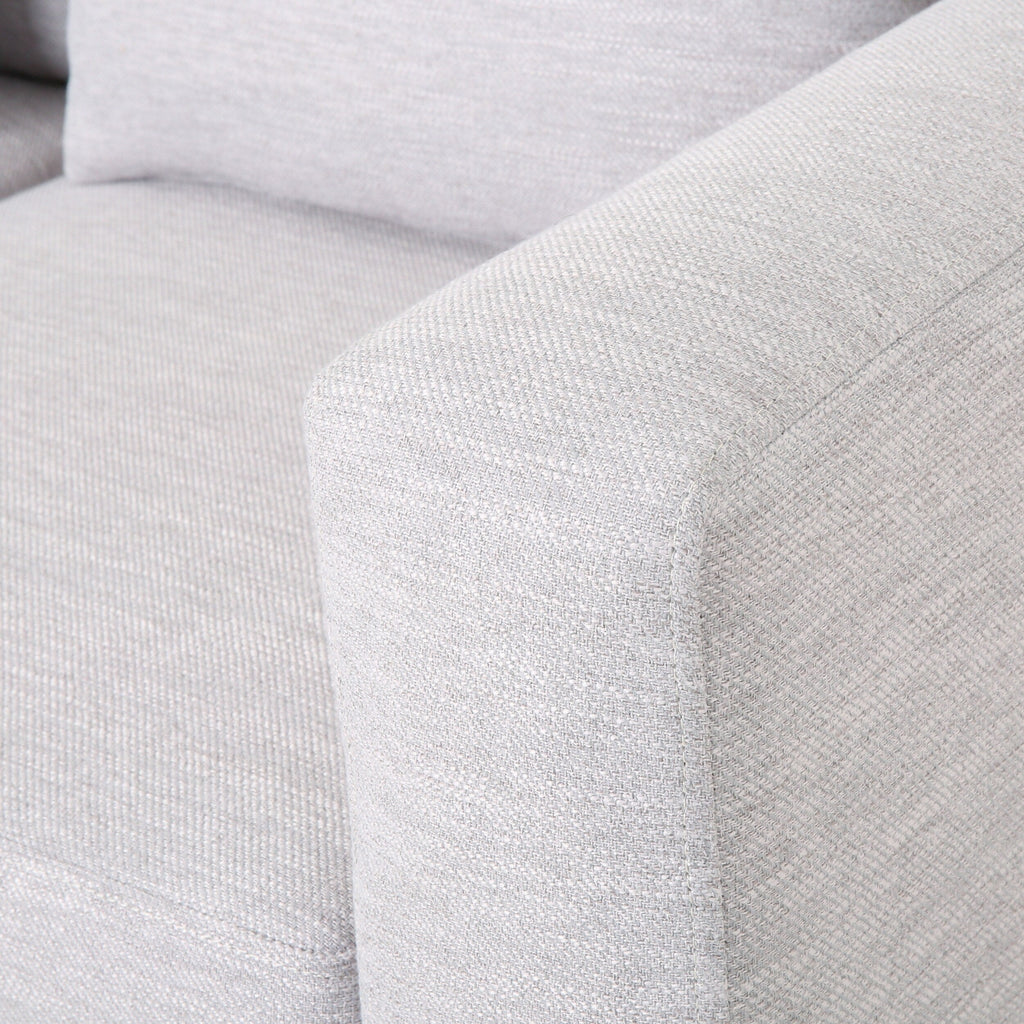 3-seater Sofa with Wood Legs and Matching Pillows