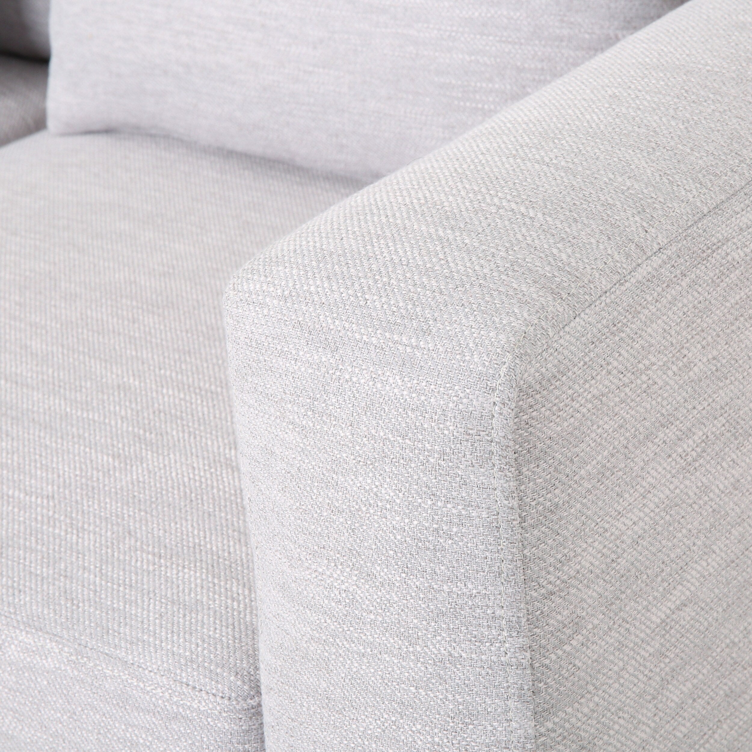 3-seater Sofa with Wood Legs and Matching Pillows