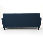 3-seater Sofa with Wood Legs and Plywood Frame