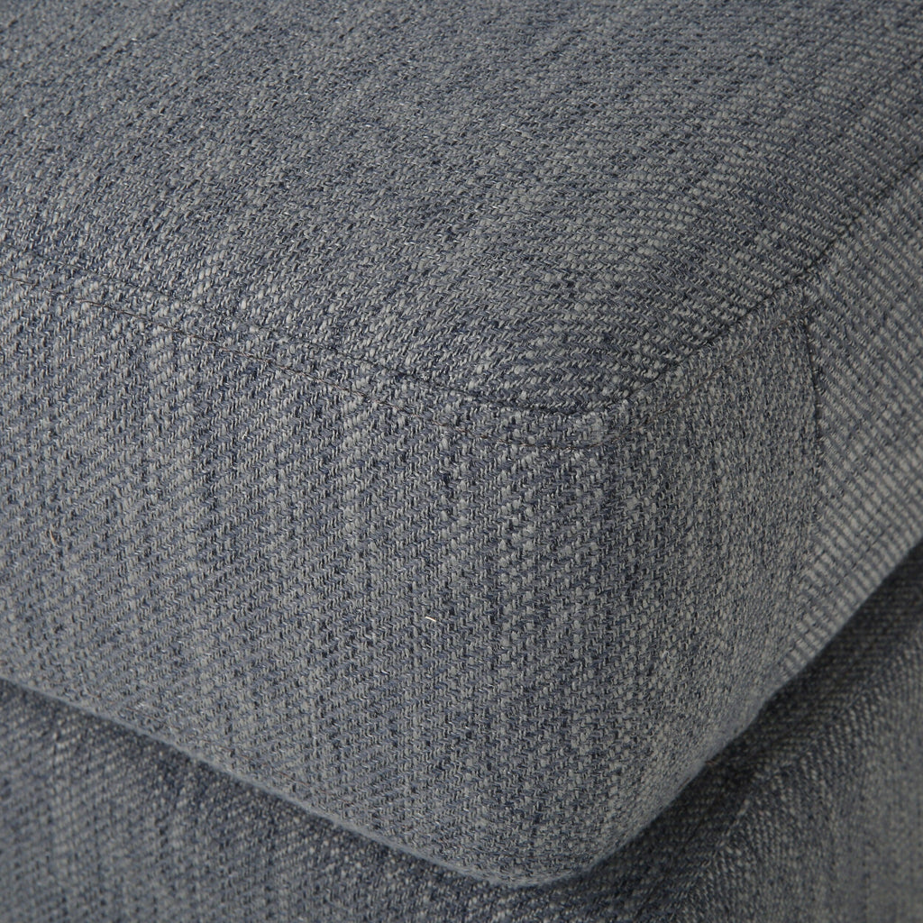 3-seater Sofa with Wood Legs and Two Pillows