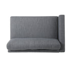 3-seater Sofa with Wood Legs and Two Pillows