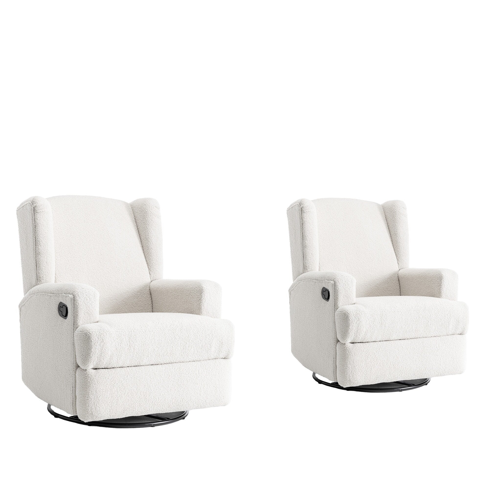 31'' W Manual Glider Swivel Glider Rocker Recliner Nursery Set of 2