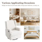 31'' W Manual Glider Swivel Glider Rocker Recliner Nursery Set of 2