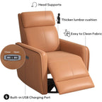 32.3'' Wide Power Swivel Rocker Recliner Chairwith USB Ports