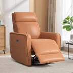 32.3'' Wide Power Swivel Rocker Recliner Chairwith USB Ports