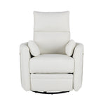 32 Nursing Rocker Recliner,Swivel Glider with 2 Pillows,Comfort Chair