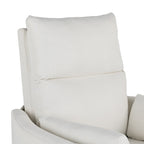 32 Nursing Rocker Recliner,Swivel Glider with 2 Pillows,Comfort Chair