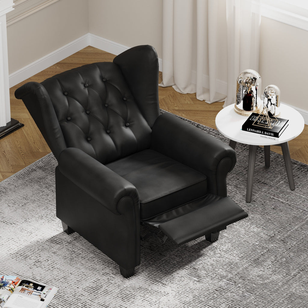 35.04 Adjustable Tufted Arm Chair with Sturdy Legs