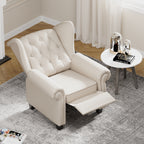 35.04 Adjustable Tufted Arm Chair with Sturdy Legs