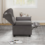 35.04 Adjustable Tufted Arm Chair with Sturdy Legs