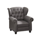 35.04 Adjustable Tufted Arm Chair with Sturdy Legs