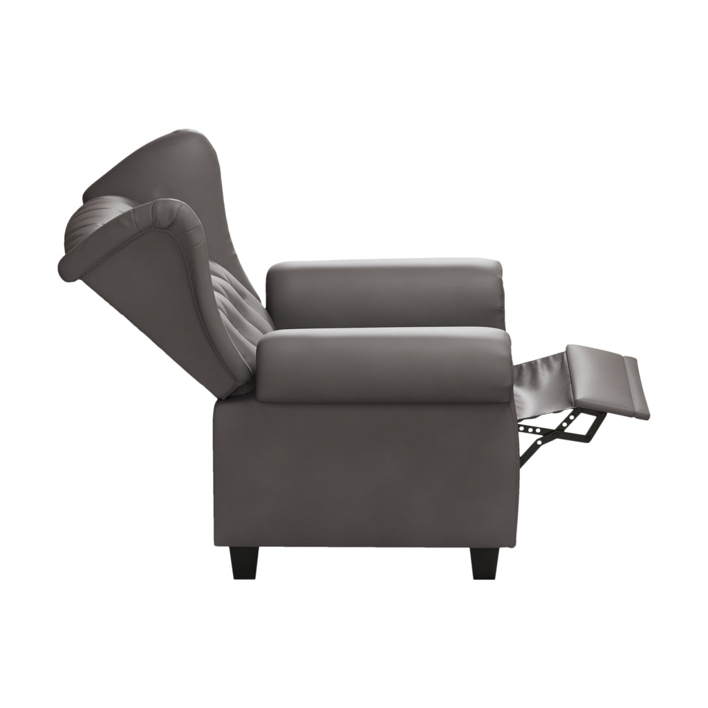35.04 Adjustable Tufted Arm Chair with Sturdy Legs
