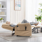 35.5W Dual Electric Power Lift Recliner,MassageHeat,180 degrees