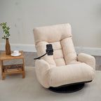 360 Degree Rotatable Sofa Chair Adjustable Lounge Chair Foldable Game Chair Recliner with Phone Holder