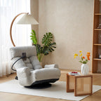 360 Degree Rotatable Sofa Chair Adjustable Lounge Chair Foldable Game Chair Recliner with Phone Holder