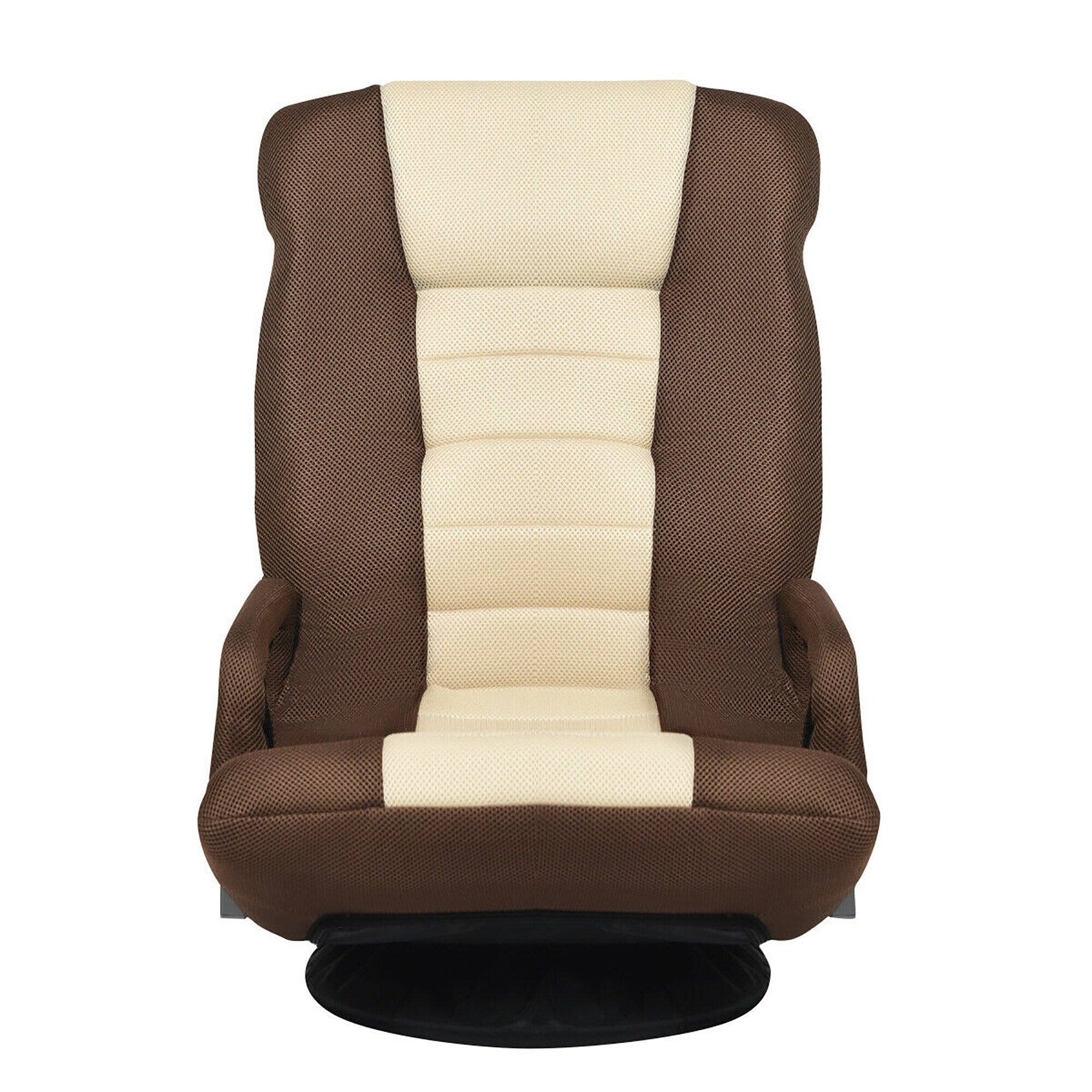 360-Degree Swivel Gaming Floor Chair with Foldable Adjustable Backrest