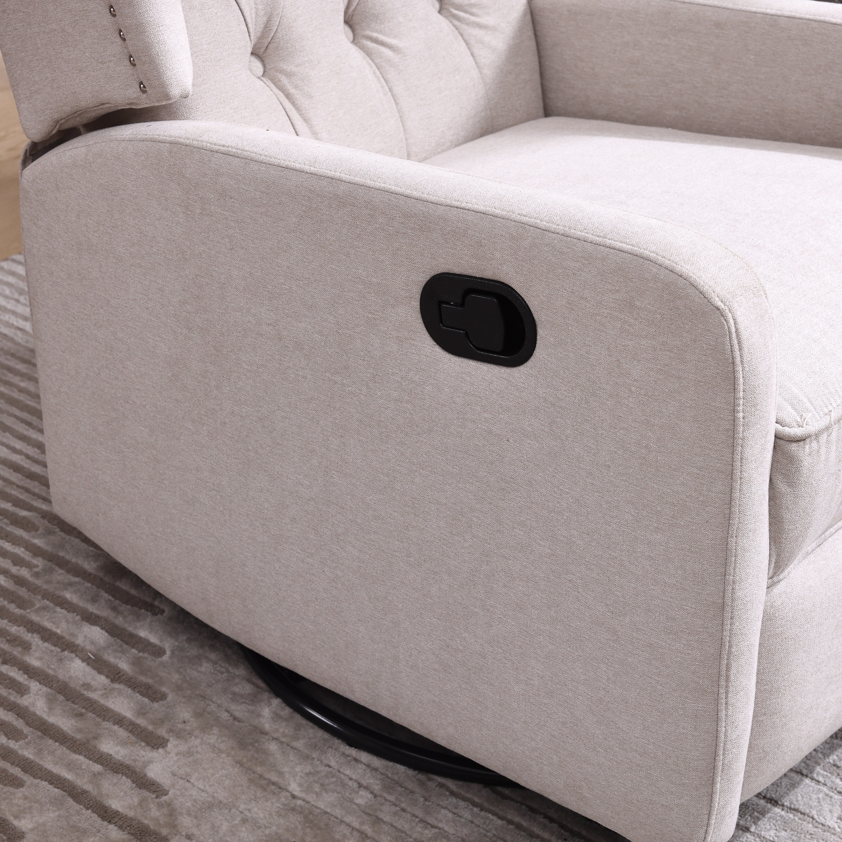 360 Degree Swivel Nursery Rocking Chair
