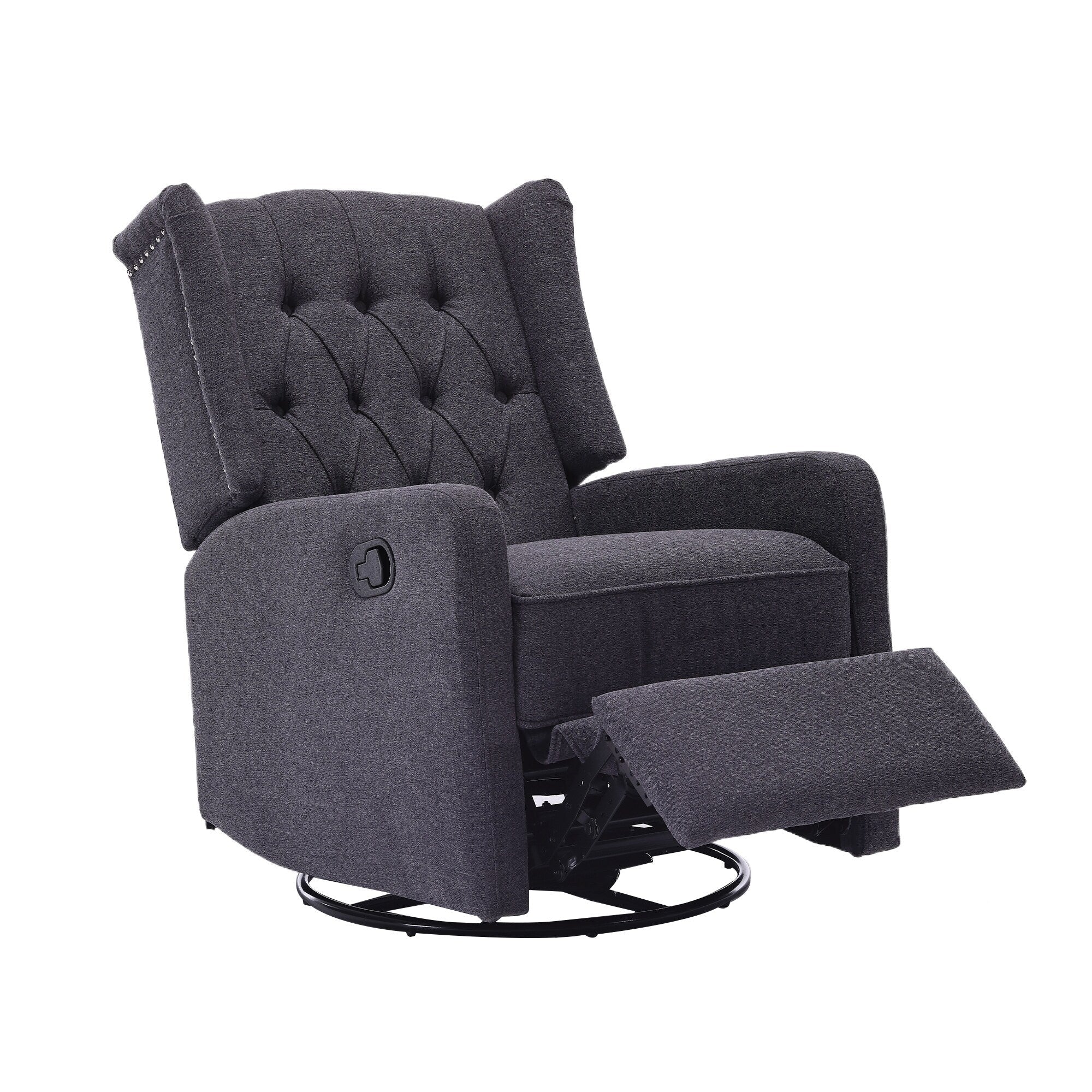 360 Degree Swivel Nursery Rocking Chair