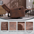 360 Degree Swivel Nursery Rocking Chair