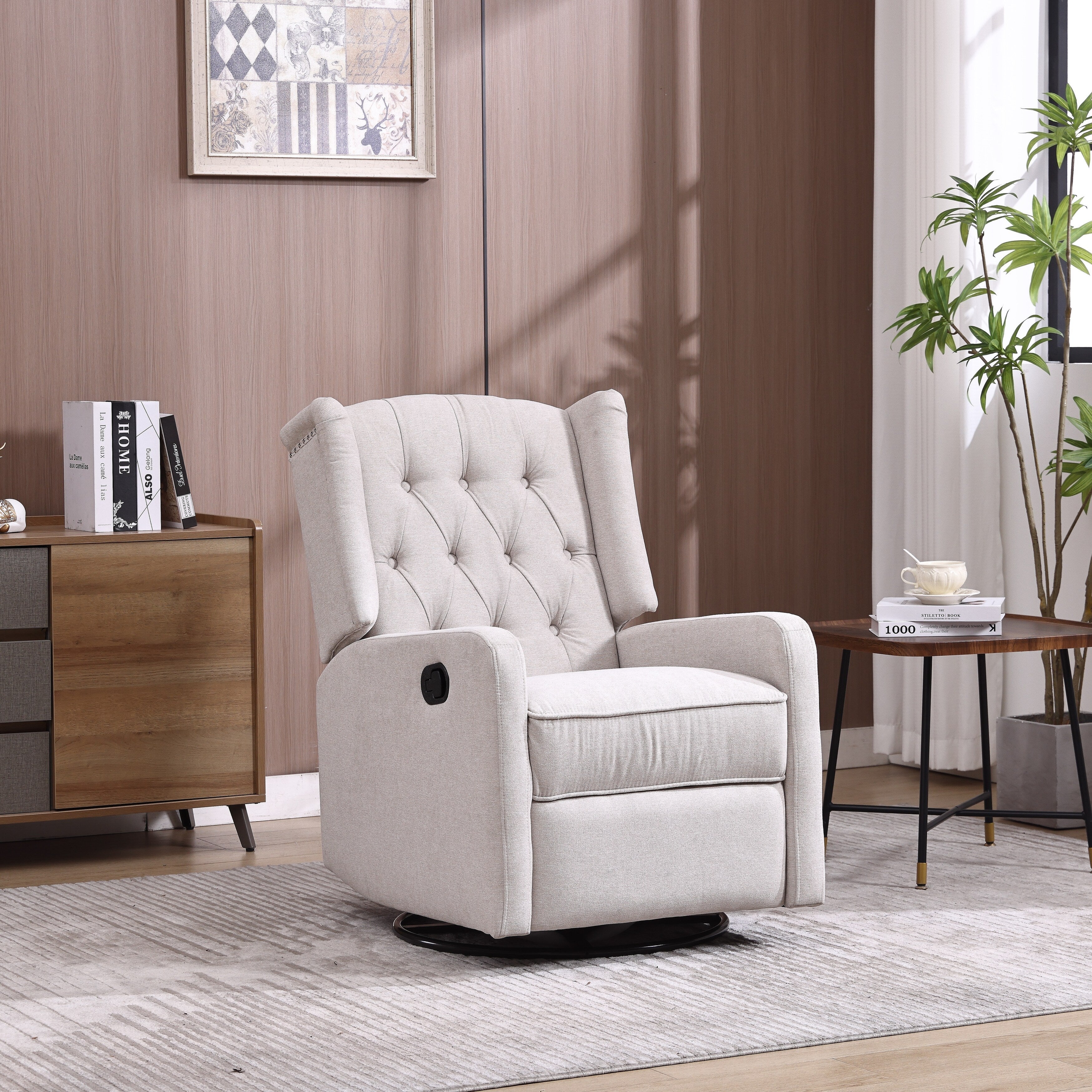 360 Degree Swivel Nursery Rocking Chair