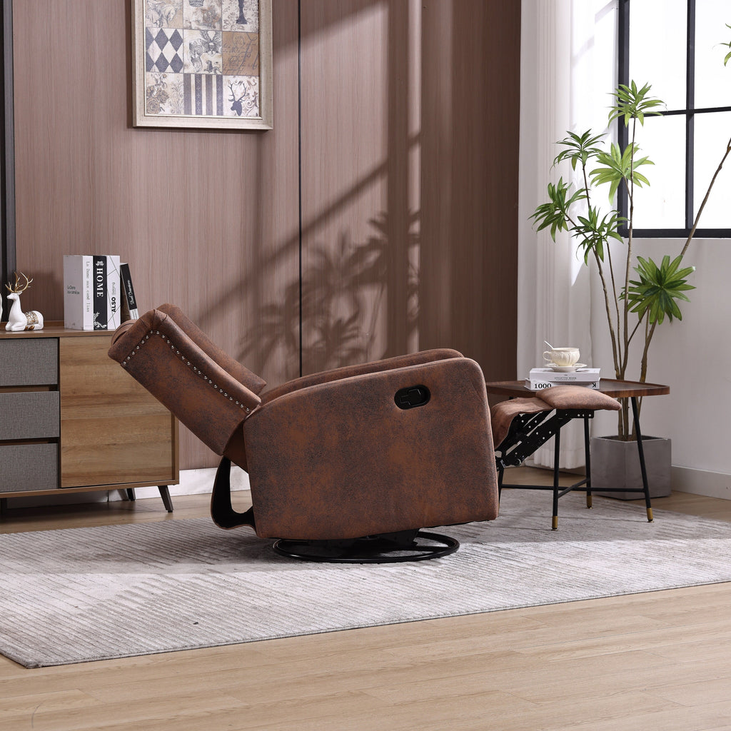 360 Degree Swivel Nursery Rocking Recliner Chair