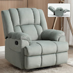 360 Swivel Manual Recliner Chair Adjustable Rocking Lounge Chair Oversized Single Sofa for Living Room