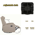 360 Swivel Rocking Recliner Chair with Adjustable Backrest - Modern Design for Living Room, Office and Entertainment Spaces
