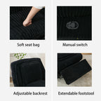 360 Swivel Rocking Recliner with Adjustable Backrest Corduroy