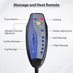 360° Rotatable Swing Manual Massage Rocker Recliner With Heat And Vibration