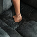 360° Rotatable Swing Manual Massage Rocker Recliner With Heat And Vibration