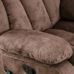 360° Rotatable Swing Manual Massage Rocker Recliner With Heat And Vibration