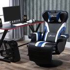 360Â° Rotation Gaming Chair Racing Style Computer Recliner Ergonomic Office Chair with Lumbar Support, Footrest and Cup Holder