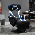 360Â° Rotation Gaming Chair Racing Style Computer Recliner Ergonomic Office Chair with Lumbar Support, Footrest and Cup Holder