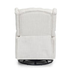 360° Rotation Lounge Chair with Classic Style for Living Room or Bedroom, Lever-Control Recliner for Reading & Relaxation