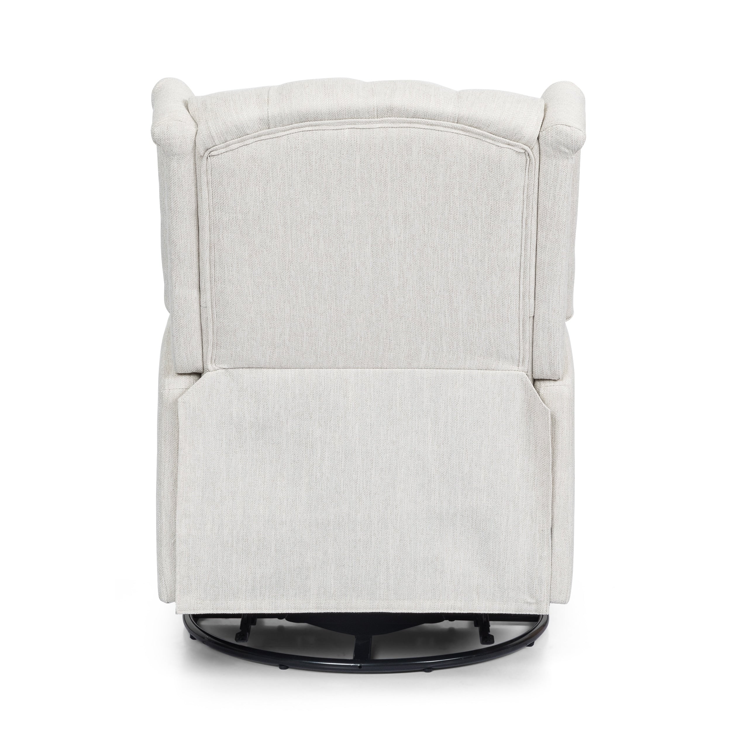 360° Rotation Lounge Chair with Classic Style for Living Room or Bedroom, Lever-Control Recliner for Reading & Relaxation