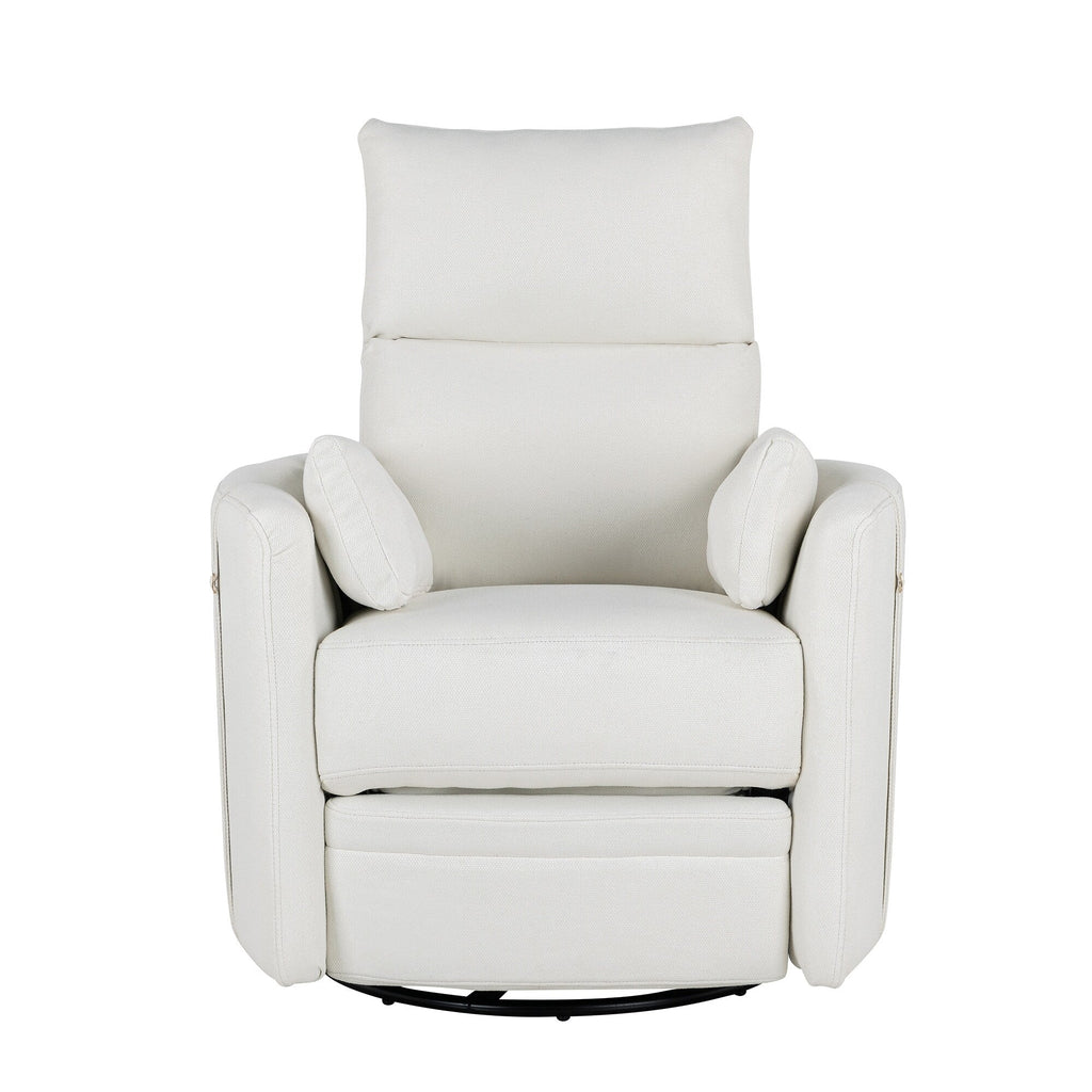 360° Swivel Manual Recliner with Rocking & Adjustable Back