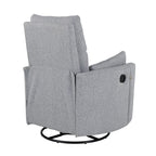 360° Swivel Manual Recliner with Rocking & Adjustable Back